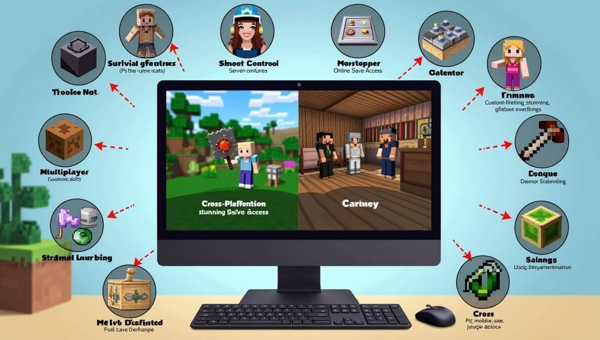 Premium Features of Minecraft PC